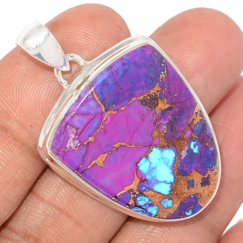 1.6" Purple Copper Turquoise Pendants - PCTP2251