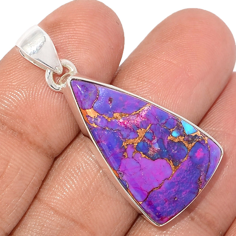 1.6" Purple Copper Turquoise Pendants - PCTP2252