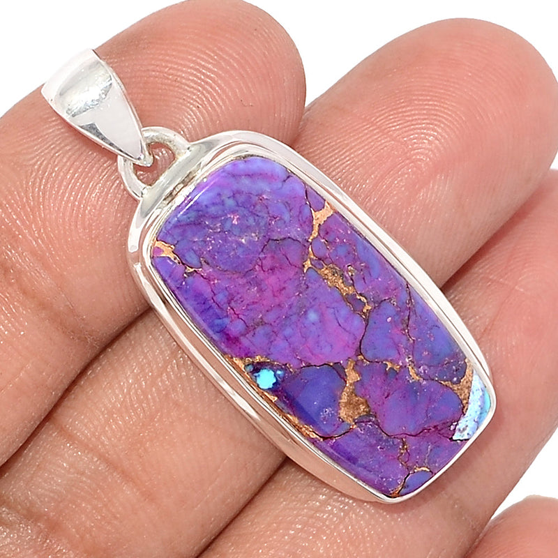 1.6" Purple Copper Turquoise Pendants - PCTP2257