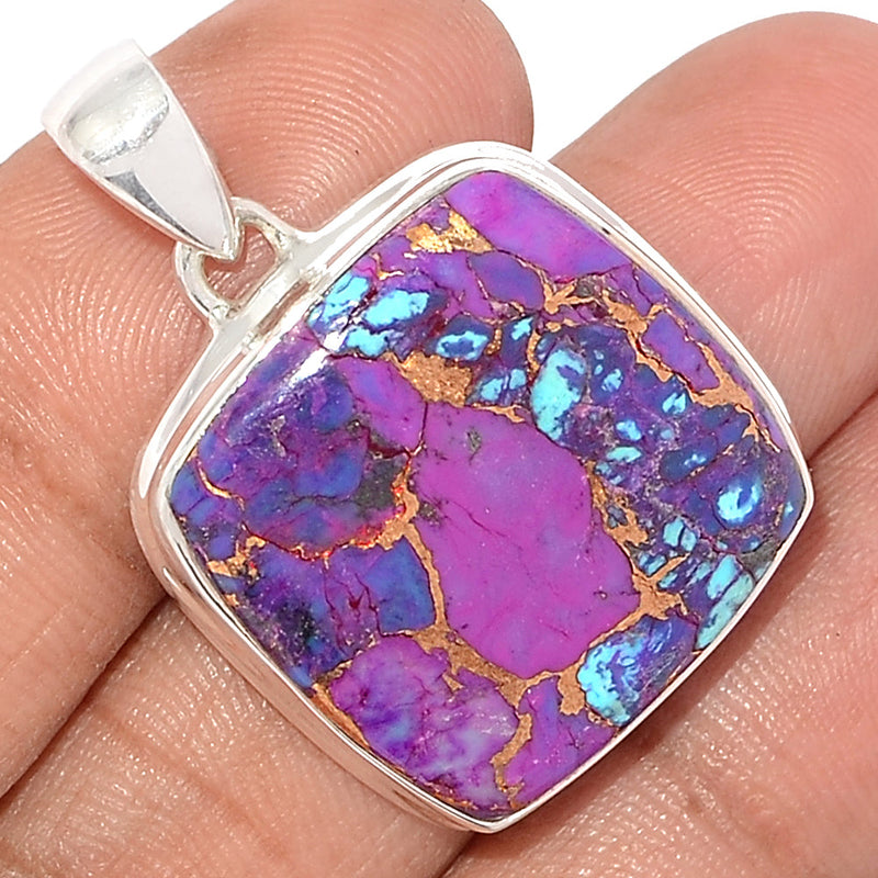 1.3" Purple Copper Turquoise Pendants - PCTP2258