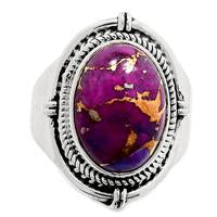 Purple Copper Turquoise Ring - PCTR187