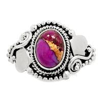 Purple Copper Turquoise Ring - PCTR198