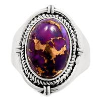 Purple Copper Turquoise Ring - PCTR258