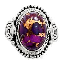 Purple Copper Turquoise Ring - PCTR288