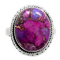 Purple Copper Turquoise Ring - PCTR311