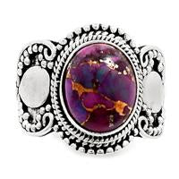 Purple Copper Turquoise Ring - PCTR99