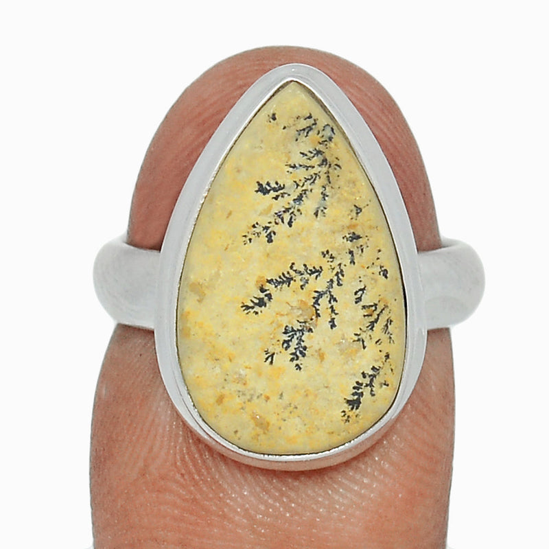 Psilomelane Dendrite German Ring - PDGR753