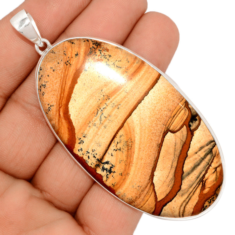 3.3" Picture Jasper Pendants - PIJP368