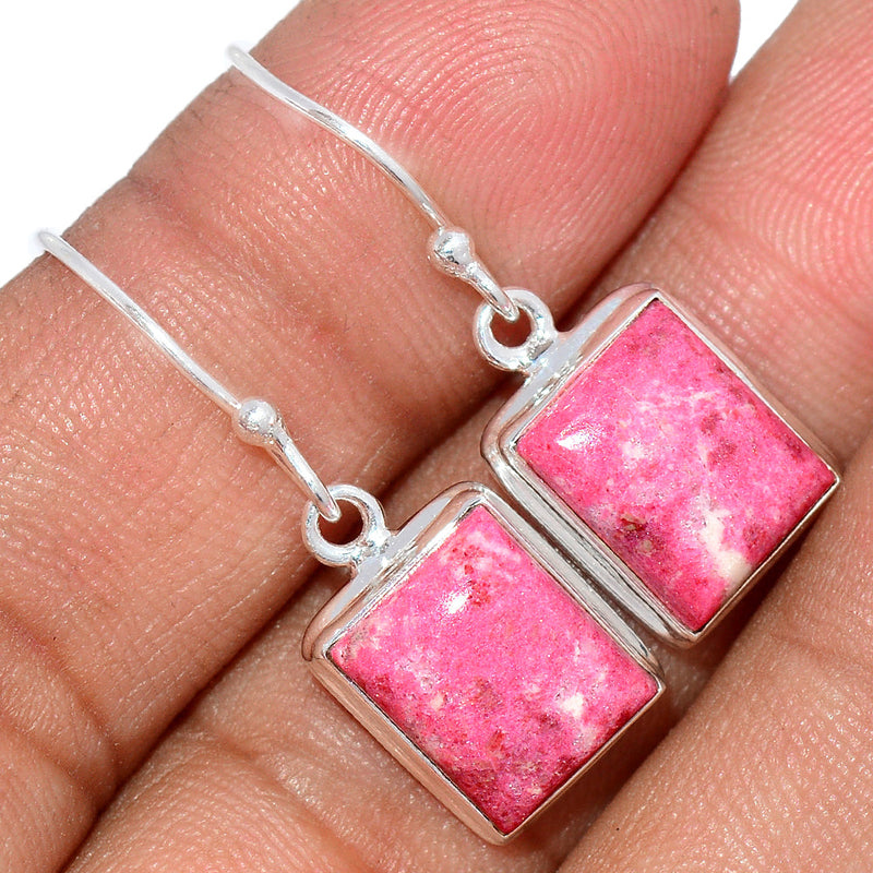 1.2" Pink Thulite Earrings - PKTE227