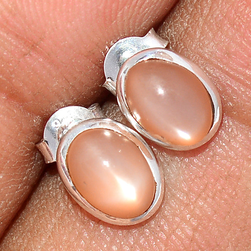 Sri Lankan Moonstone Studs - PMSS121