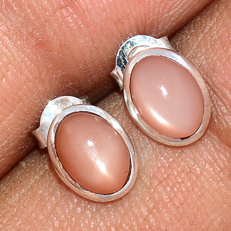 Sri Lankan Moonstone Studs - PMSS141