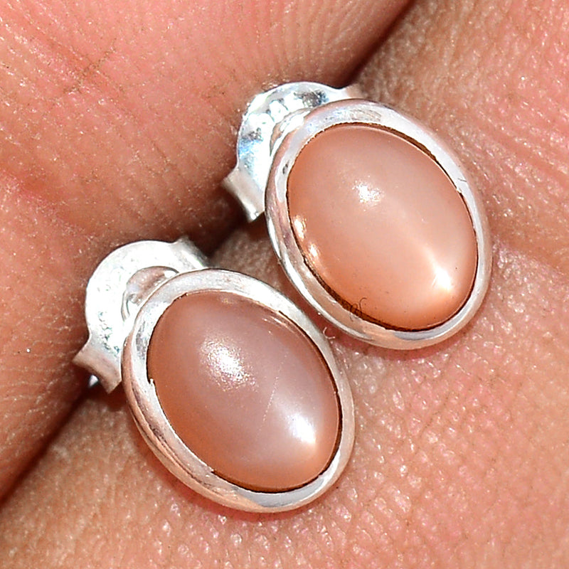 Sri Lankan Moonstone Studs - PMSS142