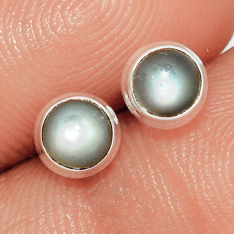 Srilankan Moonstone Studs - PMSS200