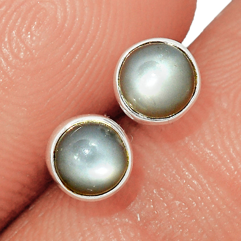 Srilankan Moonstone Studs - PMSS201