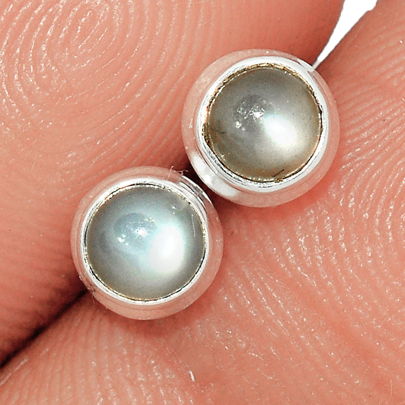 Srilankan Moonstone Studs - PMSS202