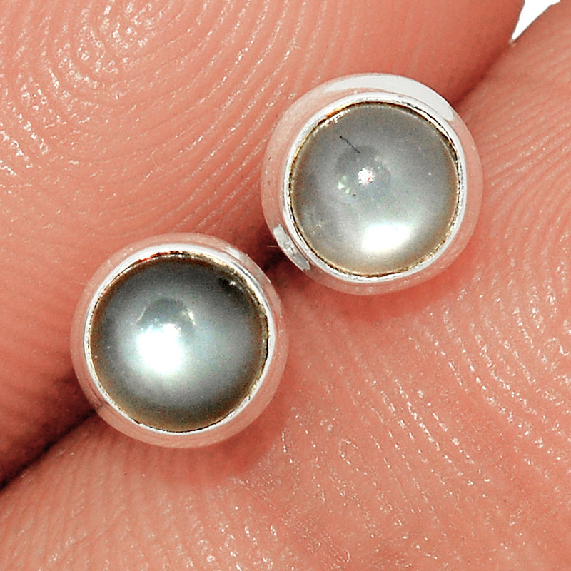 Srilankan Moonstone Studs - PMSS203