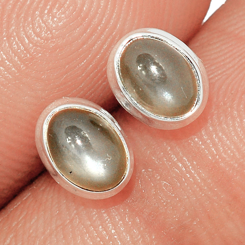 Srilankan Moonstone Studs - PMSS207