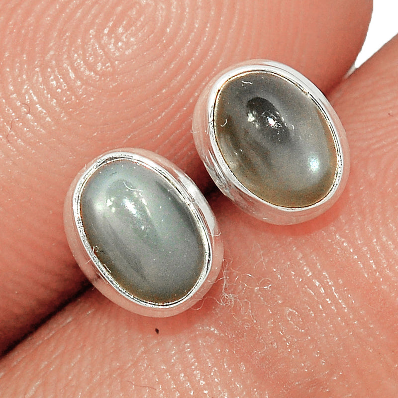 Srilankan Moonstone Studs - PMSS211