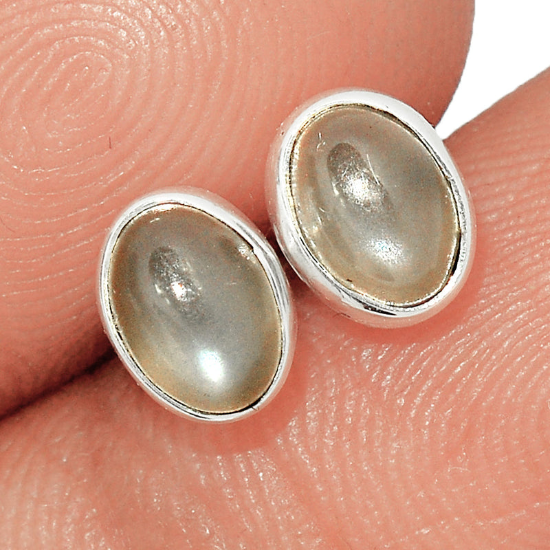 Srilankan Moonstone Studs - PMSS214