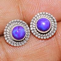 Purple Mohave Turquoise Studs-PMTS119