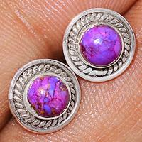 Purple Mohave Turquoise Studs-PMTS53