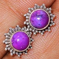 Purple Mohave Turquoise Studs-PMTS72