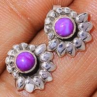 Purple Mohave Turquoise Studs-PMTS78