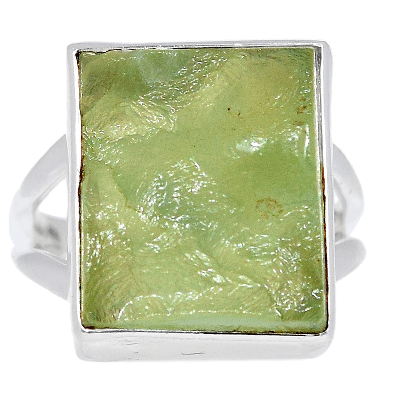 Prehnite Druzy Ring - PNDR179