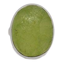 Prehnite Druzy Ring - PNDR1