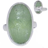 Ajustable Ring - Prehnite Druzy - PNDR64