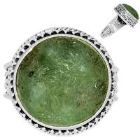 Prehnite Druzy Ring - PNDR70