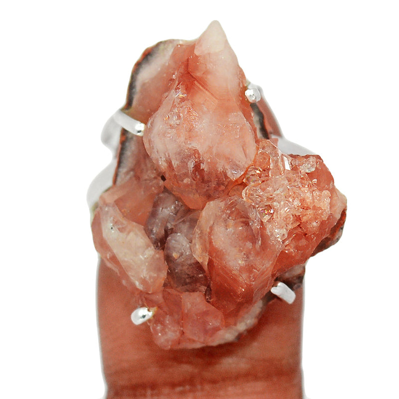 Claw - Pink Amethyst Rough Ring - PNRR13