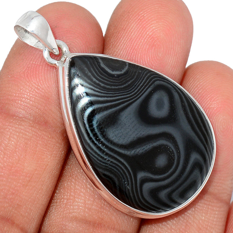 1.7" Psilomelane Pendants - PSLP726