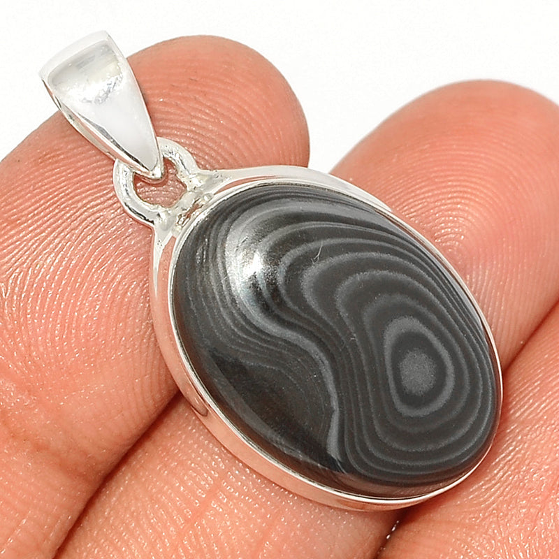 1.3" Psilomelane Pendants - PSLP940