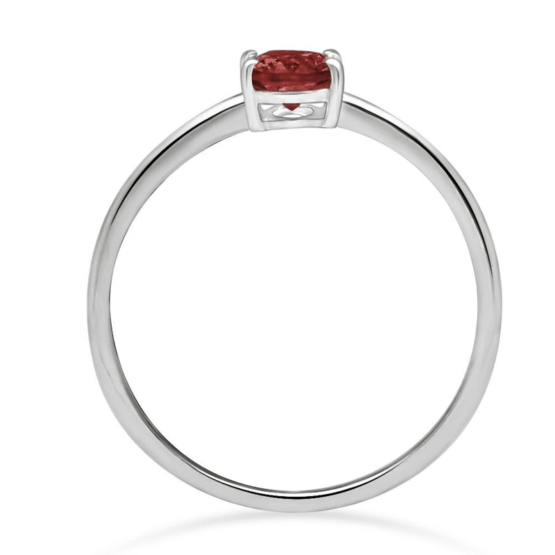 7*5 MM Oval - Garnet Faceted Ring - RBC305-GRF Catalogue