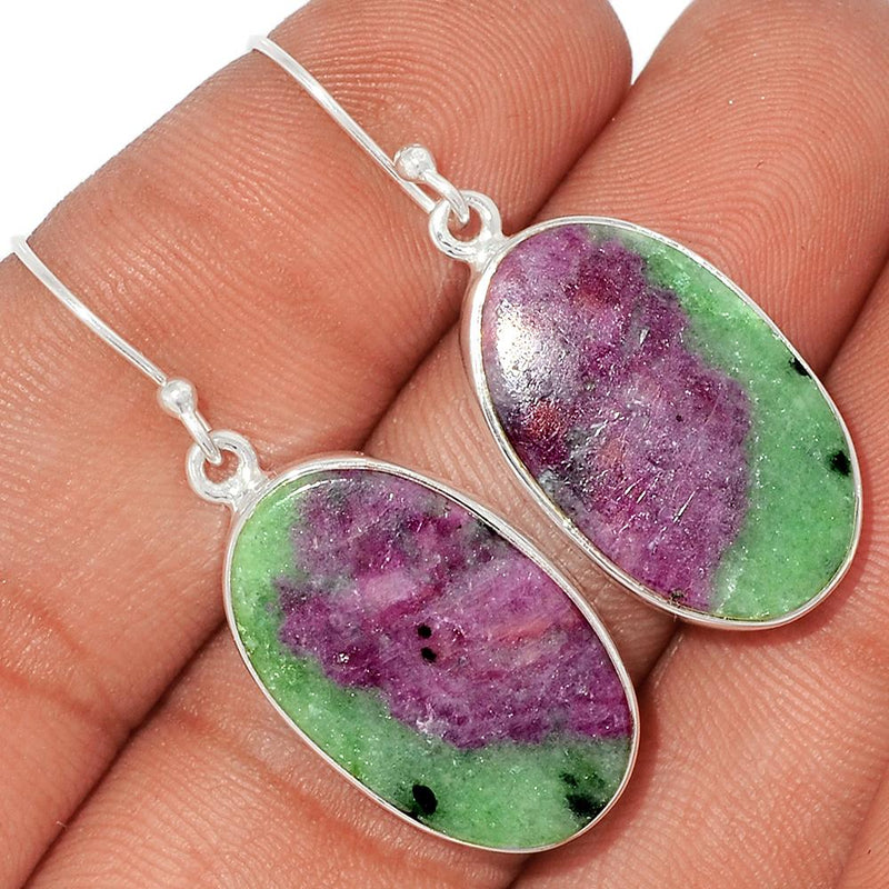 1.7" Ruby Zoisite Earrings - RBZE273