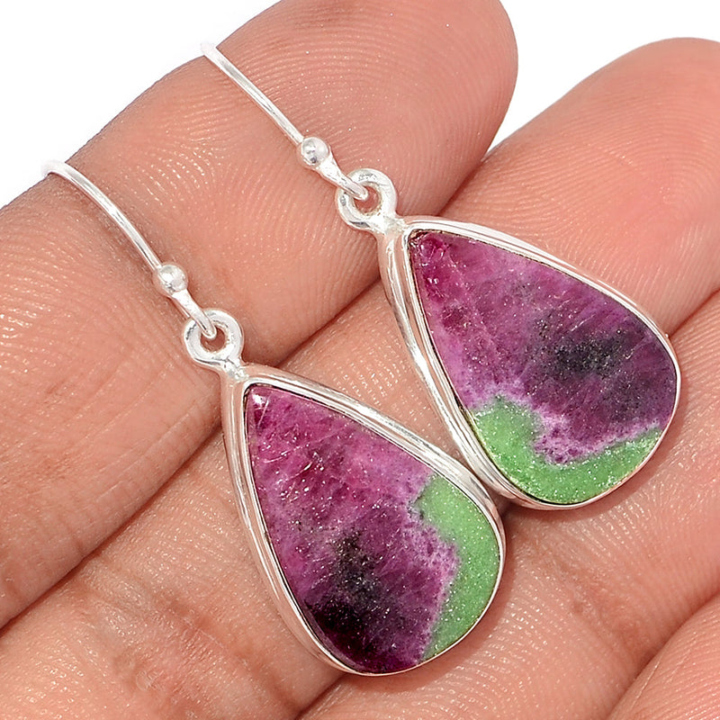 1.5" Ruby Zoisite Earrings - RBZE426