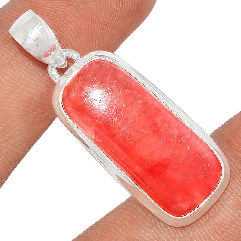 1.6" Rhodochrosite Jelly Pendants - RCJP190