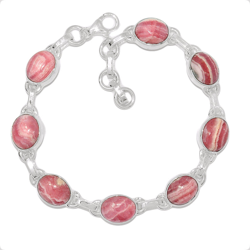 8.1" Rhodochrosite Bracelets - RDOB154