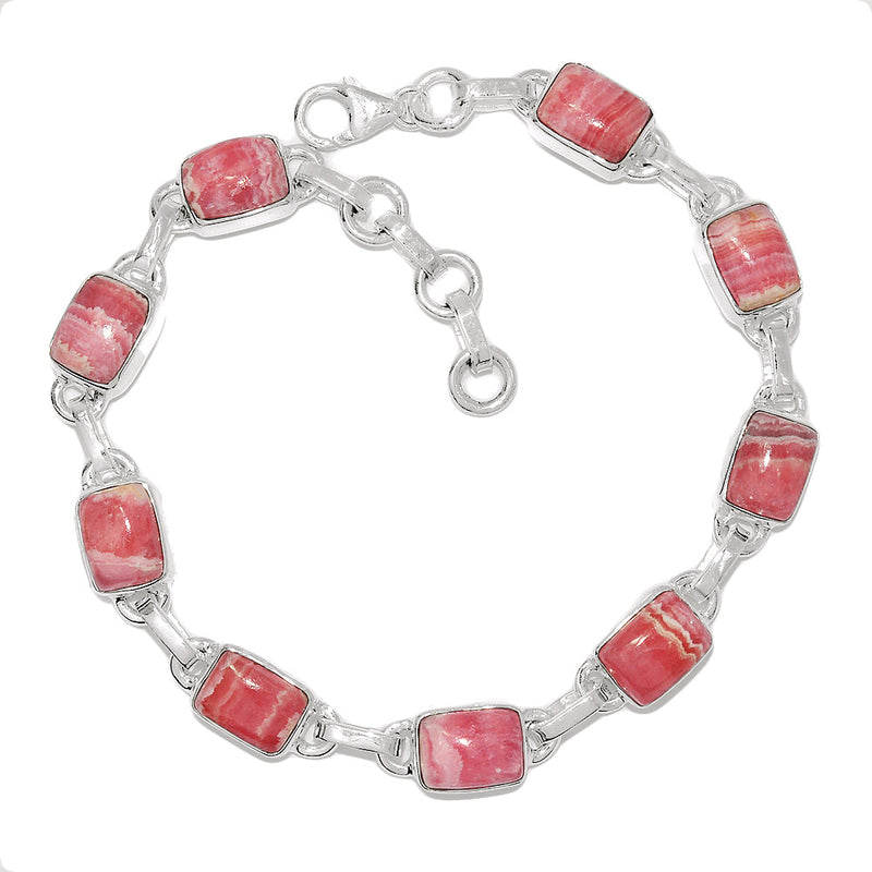 8.8" Rhodochrosite Bracelets - RDOB156