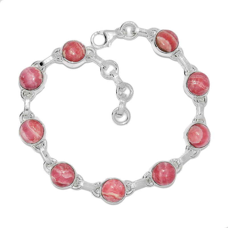 8.2" Rhodochrosite Bracelets - RDOB161