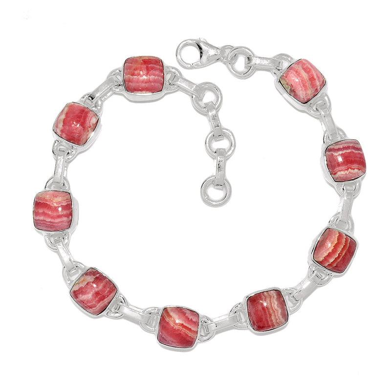 8.5" Rhodochrosite Bracelets - RDOB162