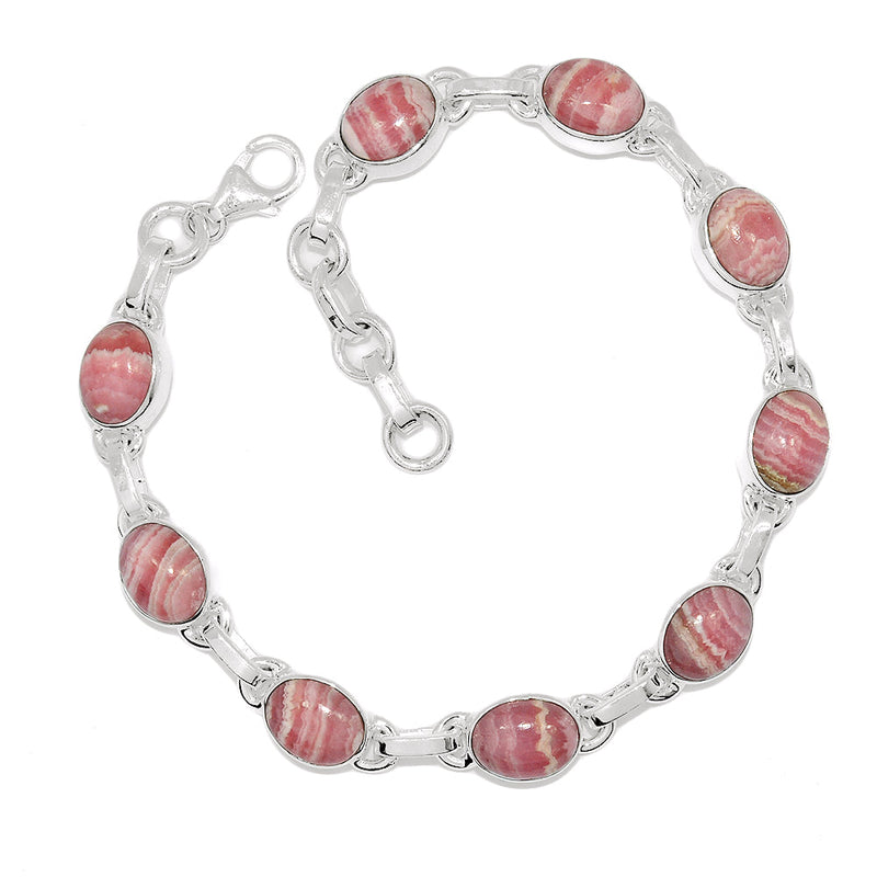 8.5" Rhodochrosite Bracelets - RDOB164