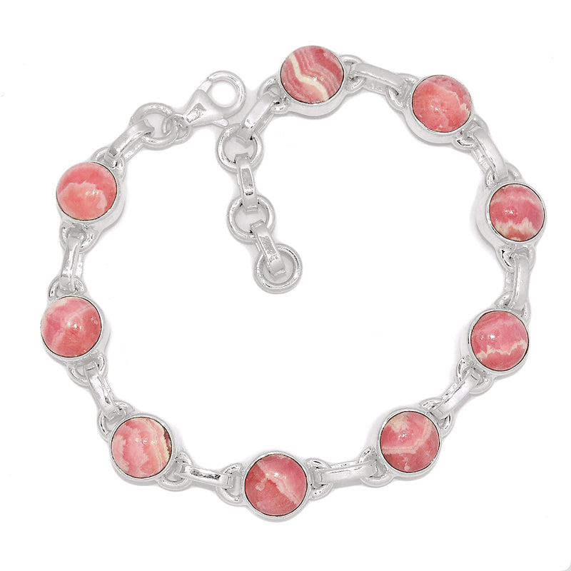 8.2" Rhodochrosite Bracelets - RDOB180