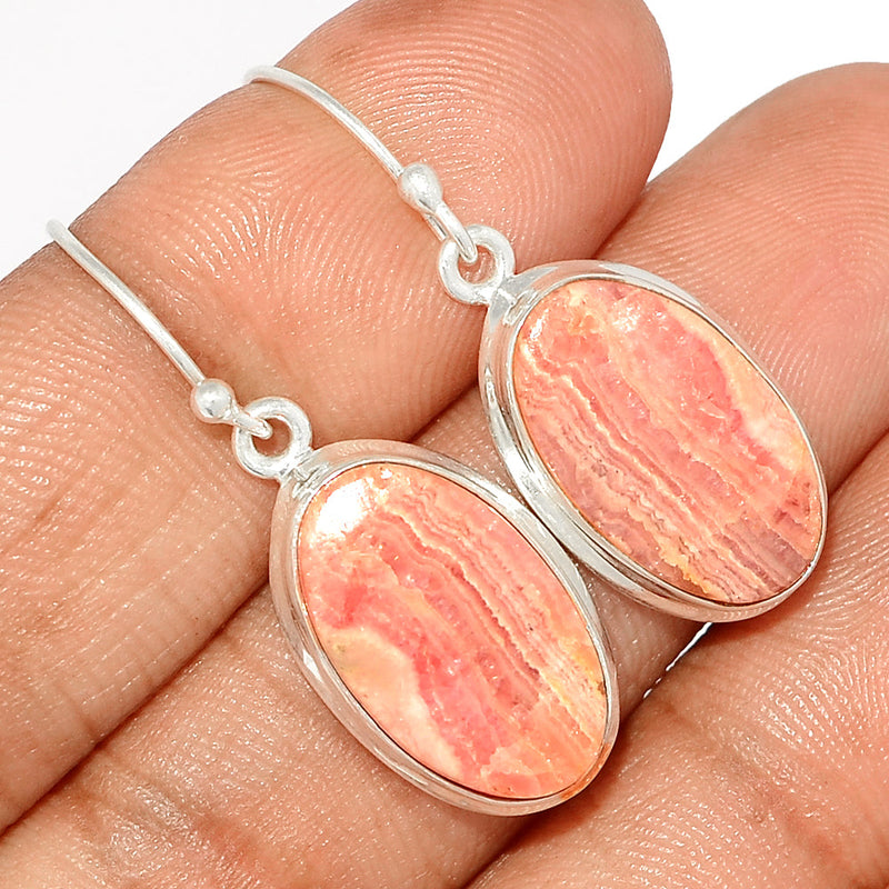 1.3" Rhodochrosite Earrings - RDOE873