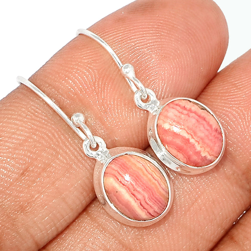 1.1" Rhodochrosite Earrings - RDOE876