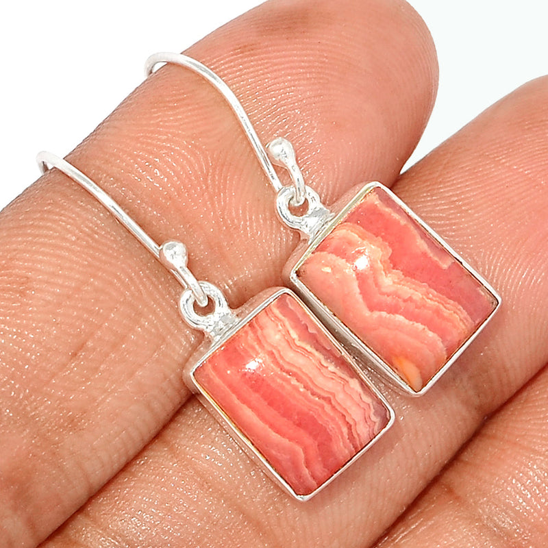 1.2" Rhodochrosite Earrings - RDOE879