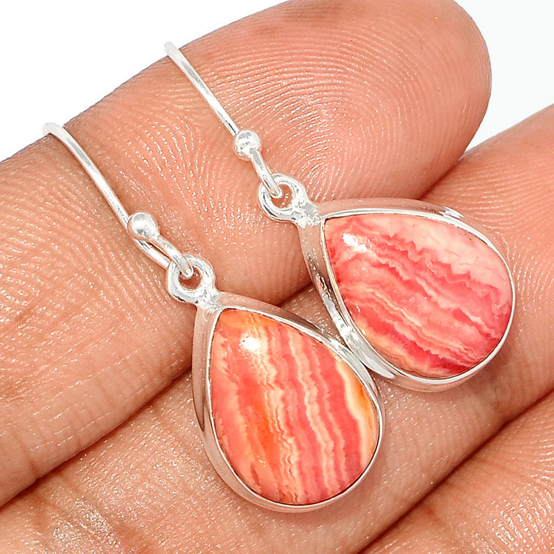 1.5" Rhodochrosite Earrings - RDOE883