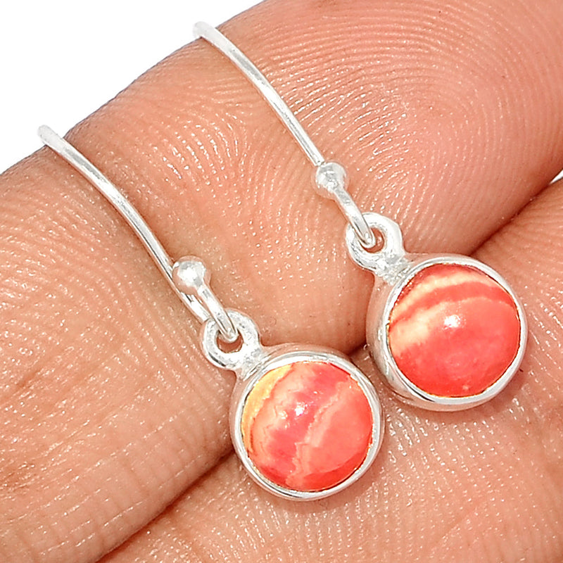 1" Rhodochrosite Earrings - RDOE888