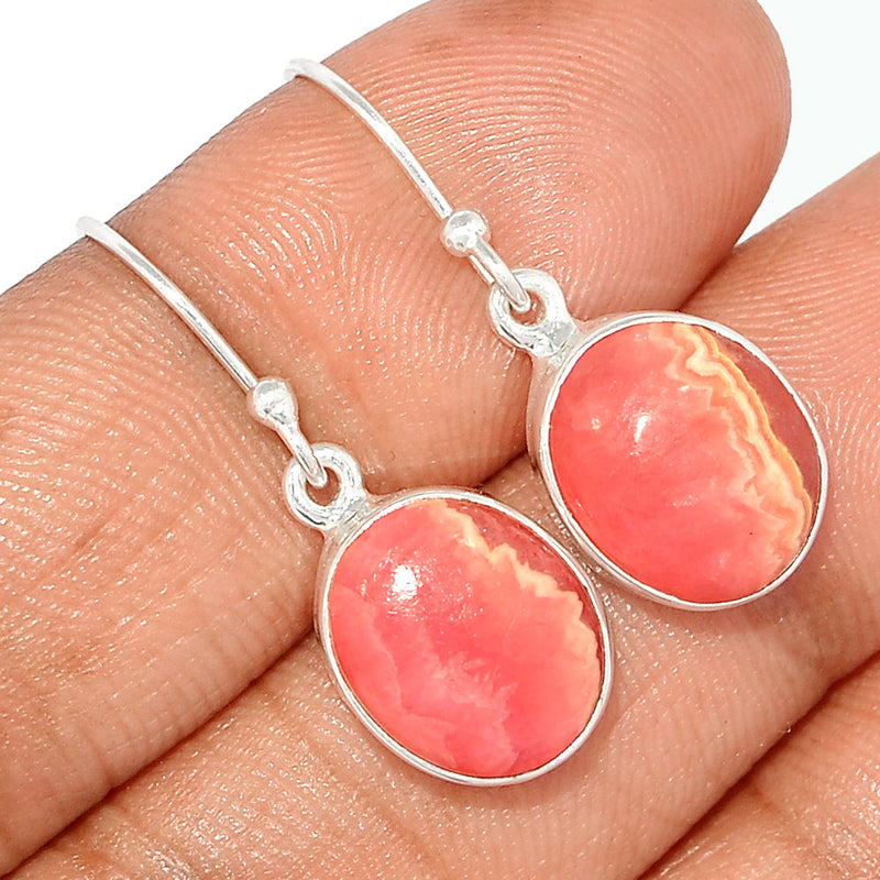 1.1" Rhodochrosite Earrings - RDOE898